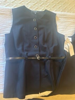 Black 2 piece pant suit